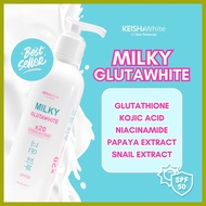 ✮ □ ▟ Keisha White Milky Gluta White Premium Moisturizing Lotion with SPF50 x20 Extreme Whitening