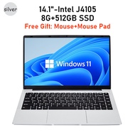 JSHIX Brand New Notebook Laptop For Student 2023 New Model Business Office Laptop Cheap Laptop Intel N5095/J4105/J4115/N4000 RAM 8G/12G/16G SSD 128G/256G/512G/1TB Windows 11 Free Mouse