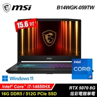 【MSI 微星】Katana 15 HX B14WGK-059TW 15.6吋 i7 RTX5070 電競筆電
