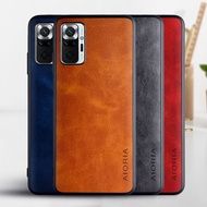 Xiaomi Redmi Note 10 Pro Case Vintage leather Skin cover fashion TPU Material