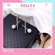 Velato HA11 personality cross earrings for women