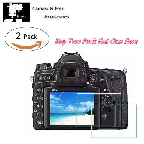 2x Glass LCD Screen Protector for Nikon Z50II ZFC Z30 Z50 Z5 Z7 Z6 II III Z9 Z8 P950 P1000 D850 D350