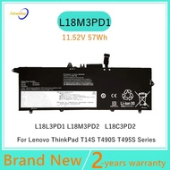 L18M3PD2 Laptop battery For Lenovo ThinkPad T14S T490S T495S L18M3PD1 L18C3PD1 L18L3PD1 L18C3PD2 02D