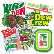 Mountain Dew Stickers Mt Dew Vinyl Decal Laptop Water Bottle Car Scrapbook11.42x8.98 (Type 2-1)