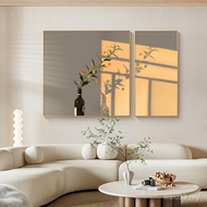 Decorative Paintings Two Still Life Murals Light Shadow Warm Combinations Healing Sofa Wall Painting