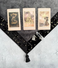 由日本占卜師　純手工製作的　塔羅牌桌布　Made in JAPAN