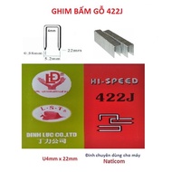 Nails 422J box of 5000 wooden staples U4mm x length 22mm