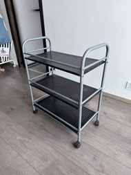 三層金屬置物推車 Spinner 4 wheel metal shelf