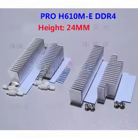 D For MSI PRO H610M-E DDR4 Motherboard CPU Power Supply MOSFET Heatsink Customized