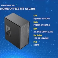 PC PV Home Office MT A50205 (AMD Ryzen 5 5500GT/ 2 x 8GB/ 1TB SSD/ Free DOS)