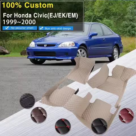Floor Mats Car For Honda Civic 6th Ferio EJ EK EM Sedan 1999 2000 Luxury Car Floor Mats Left Or Righ