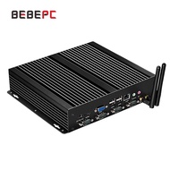 สินค้าใหม่ Bepc Industrial Fanless มินิคอมพิวเตอร์4 COM In Core I5-3317U Windows Xp 10 Mini PC 4 * R