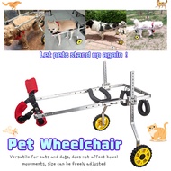 Siuefdw Pet Wheelchair Wheelchairs Adjustable Dog Wheelchair Hind Legs Rehabilitation Dog Walker Cat Lightweight Aluminium for Walking Running