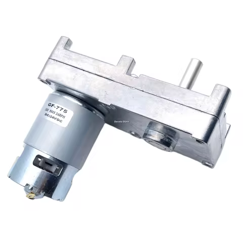 Strong GF-775 DC Gear Motor 6V 12V 24V 1RPM-24RPM Torque Metal General-Purpose Motor