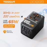 TESSAN 35W 65W Universal Travel Plug Adapter,International Travel Adapter Worldwide with USB +Type C