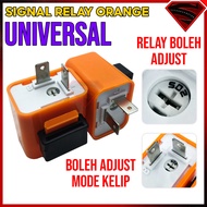 SIGNAL FLASHER RELAY UNIVERSAL ADJUSTABLE LED BLINKER RELAY HAZARD DOUBLE SIGNAL CONDENSER EX5 LC135 Y15ZR RS150R