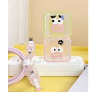 5IN1 Set VIVO 33W Charger Protector Set for 18W 44W Type C Fast Quick Charger Cover for  V20 v27 Y76