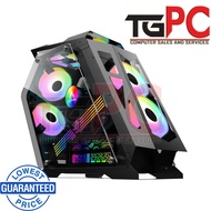 Coolmaxx War Machine & Cyborg Robot Gaming case Micro & Full tower ATX Tempered Glass