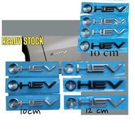 emblem Ohev o-hev o hev ohev 10cm dan 12cm toyota yaris toyota cross bonnet fender pintu side skirt 