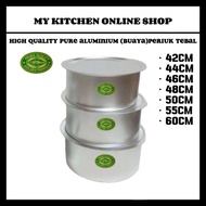 HIGH QUALITY PURE ALUMINIUM (BUAYA)PERIUK TEBAL_PERIUK MASAK_PERIUK CAP BUAYA