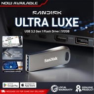 SanDisk Ultra Luxe 128GB/256GB/512GB/1TB USB 3.1 Gen 1 Flash Drive (Speed Up to 150MB/s)