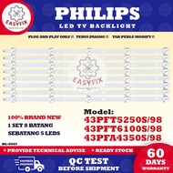 43PFT5250S/98 / 43PFT6100S/98 / 43PFA4350S/98 PHILIPS 43 INCH LED TV BACKLIGHT (LAMPU TV)