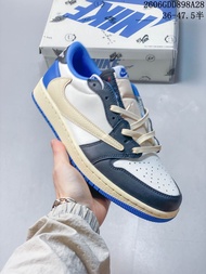 Nike Air Jordan 1 x Travis Scott AJ1倒勾  耐克 低幫文化籃球鞋