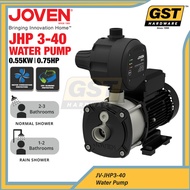 Joven JHP3-40 Automatic Domestic Water Pump | 550W / 0.75HP | Home Water Pressure Pump