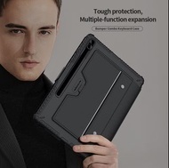 三星 Samsung Tab S8+ / Tab S8+ 5G / Tab S7+ / Tab S7 FE  - Nillkin 悍能 多功能鍵盤保護套 藍芽 可拆卸鍵盤 智能觸控板 Bumper Combo Multi-function Keyboard Case