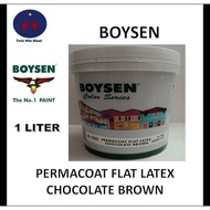 Boysen Permacoat Flat Latex Chocolate Brown (B780)