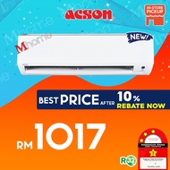 Acson A3WM Non Inverter / Inverter 5 star AVO / REINO+  Aircond R32  1.0HP / 1.5HP / 2.0HP / 2.5HP Air Conditioner