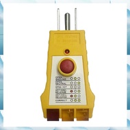[G V W E] Outlet Tester Plug In-Us Style, Grounding& Receptacle Circuit Tester, Includes GFCI Functi