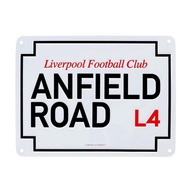 LFC Small Metal Anfield Road Sign