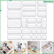 [Hevalxa] 25 Pieces Drawer Organizers Set Cutlery Stationery Boxes for Office Kitchen