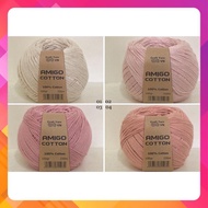 Soft and cool Amigo Cotton Yarn 100gr - Craft Yarn