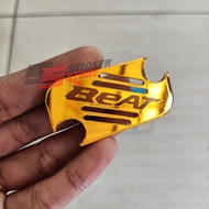 Acrylic brake fluid Emblem sticker, acrylic garnish sticker BEAT