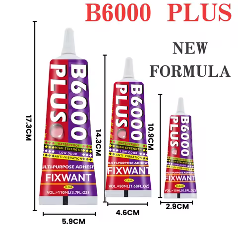 15ML 25ML 50ML 110ML B6000 PLUS Clear Glue Contact Phone Repair Adhesive Multipurpose DIY Glue With