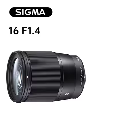 Sigma 16mm F1.4 DC DN APS-C Mirrorless Camera Wide Angle Prime Lens for Canon M6 II Sony ZVE10 A6400