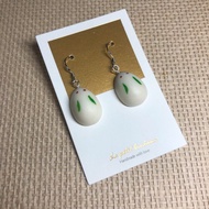 兔兔和菓子食物系列耳環/耳夾