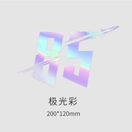 Wang Yibo Signature Bumper Stickers Motorcycle No. 85 Automobile Sticker Bumper Stickers Paper Car S