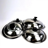 30/32/34/36/38/40CM Stainless Steel Wok Cover/Wok Cover Lid/Pan Cover/Lid/Glass Wok Cover/Kuali Penu