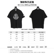 MONCLER Summer New Style Short-Sleeved T-Shirt Men Women Couple Style Inner Matching Front Shoulder 