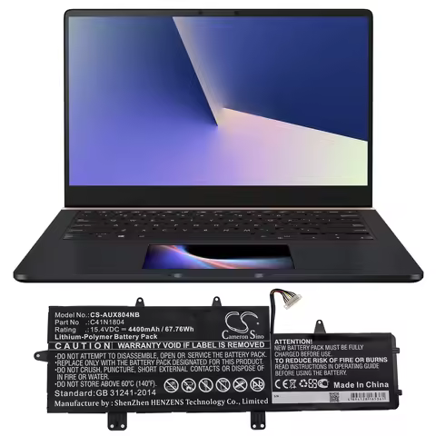 Li-Polymer Notebook, Laptop Battery for Asus,15.4v,4400mAh,ZenBook Pro 14 UX450,ZenBook Pro 14 UX450