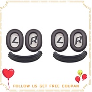 2Set Ear Pads Headband Ear Cushion Ear Cups Ear Cover Replacement for Plantronics Backbeat Pro 2 SE 8200UC Headphones