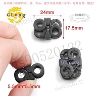 [Taiwan Shipment] Multifunctional Rope Buckle Shoelace Elastic Lock Double Hole Spring Rubik's Cube 