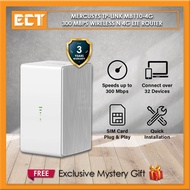Mercusys TP-Link MB110-4G 300 Mbps Wireless N 4G LTE Router with Build In Sim Card Router