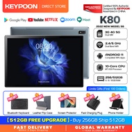 【2022 TOP5】KEYPOON K80 Tablet PC 10.1 Inches Android 11 8800mAh Dual SIM 5G WiFi Gaming Online Classroom Meeting for Students 10GB RAM 128GB 256GB 512GB ROM