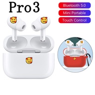 TWS Pro 3 Bluetooth Headphones Touch Control Noise Reduction Earbuds Compatible for iPhone IOS Xiaomi Android Wireless Bluetooth Headset Pro4 Wireless Earphones