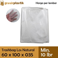 [LBR] GL96 Trashbag Los 60x100x035 Transparent Trash Bag min 10 sheets