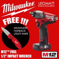 Milwaukee M12 FUEL 1/2” Impact Wrench M12CIW Set